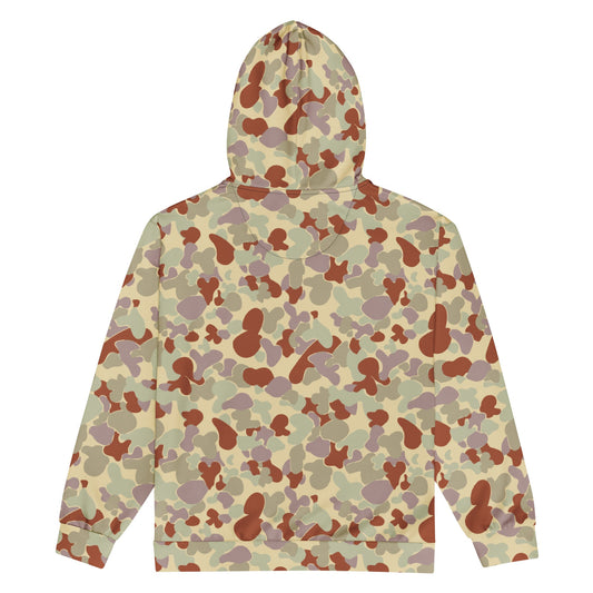 Australian AUSCAM Disruptive Pattern Desert Uniform (DPDU) MK2 CAMO Unisex zip hoodie - Zip Hoodies
