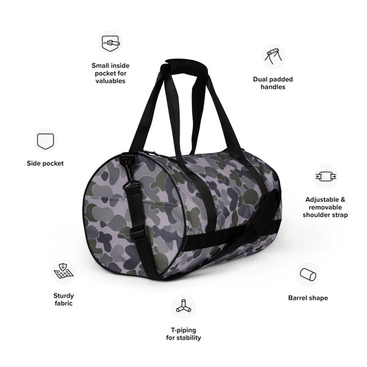 Australian AUSCAM Disruptive Pattern Navy Uniform (DPNU) CAMO gym bag - Gym Bags