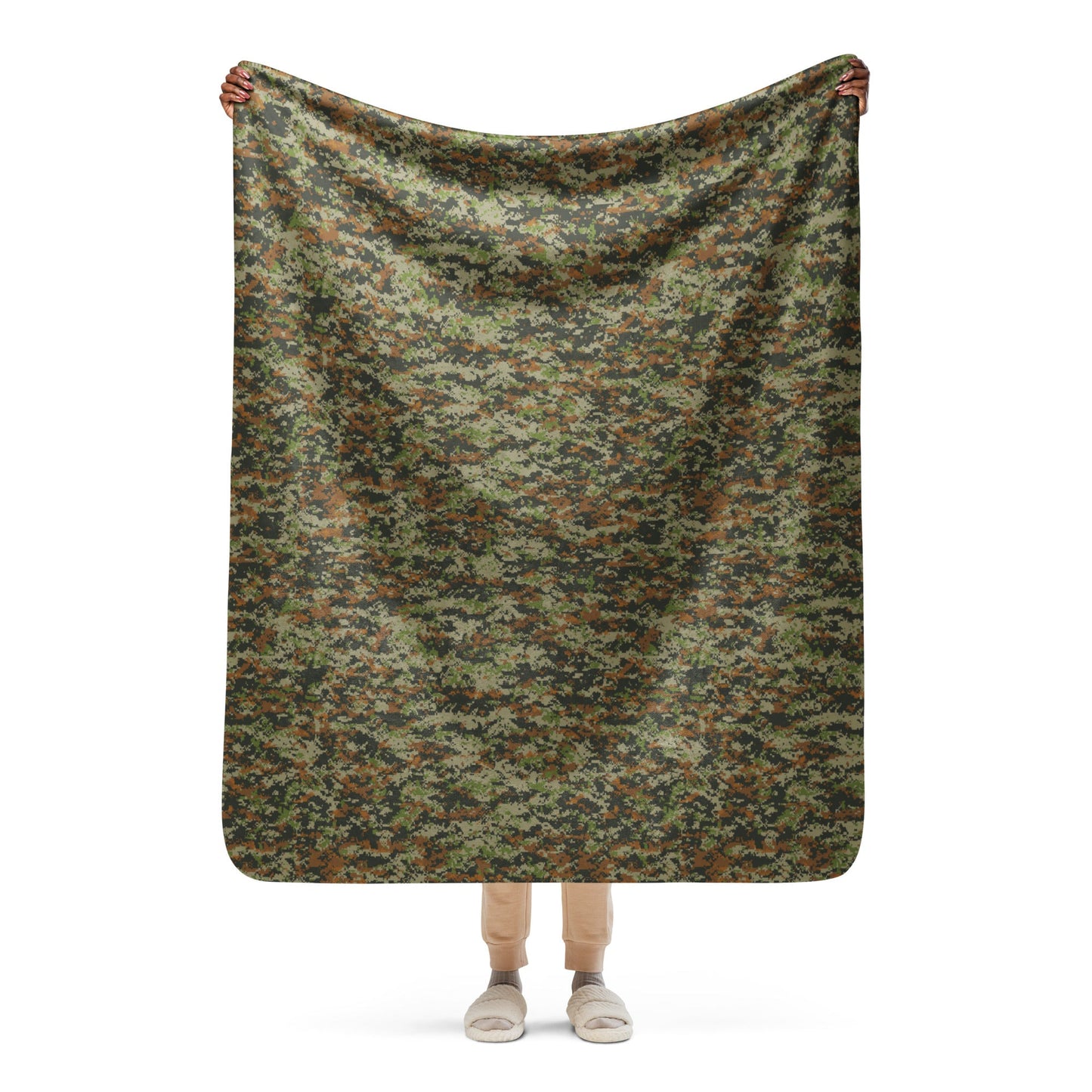 Australian AUSCAM DPCU Digital CAMO Sherpa blanket - 50″×60″ - Blankets