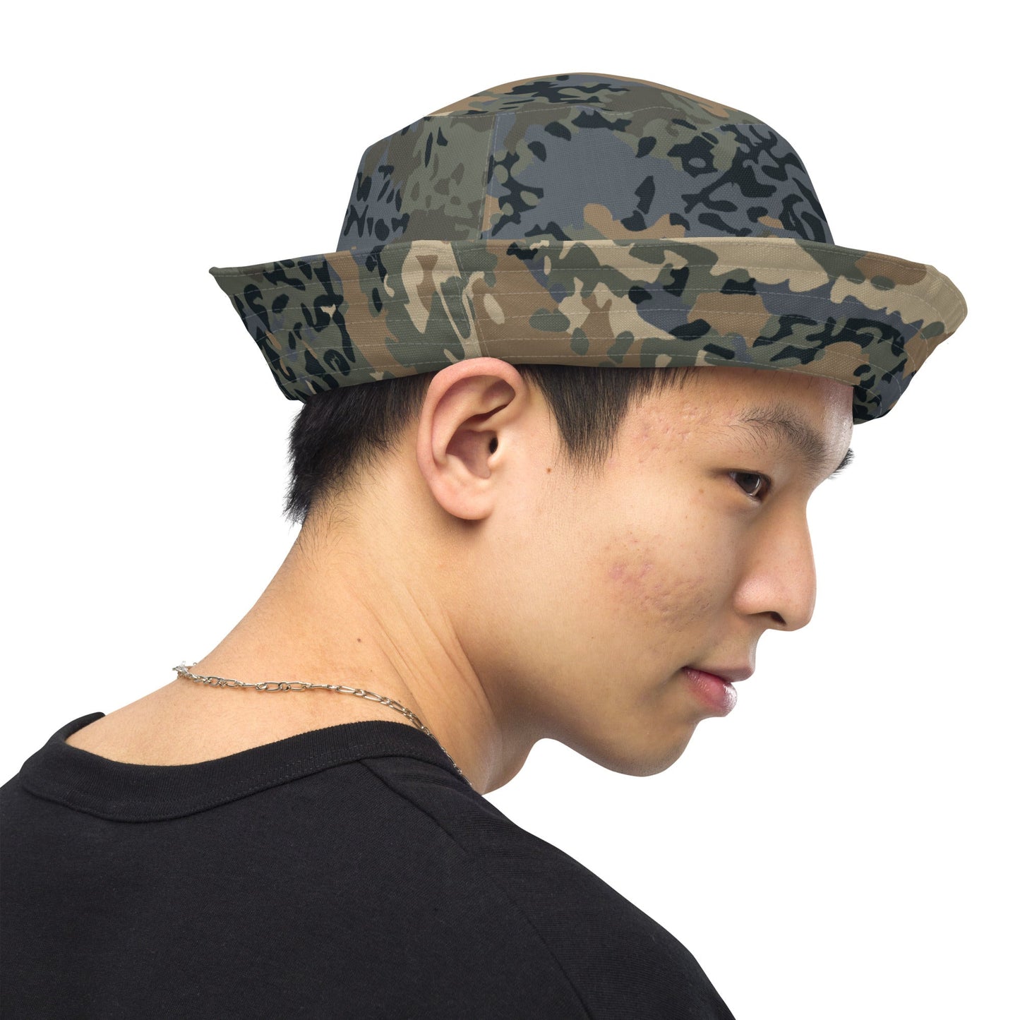 Austrian Tarnanzug CAMO Reversible bucket hat - Bucket Hats