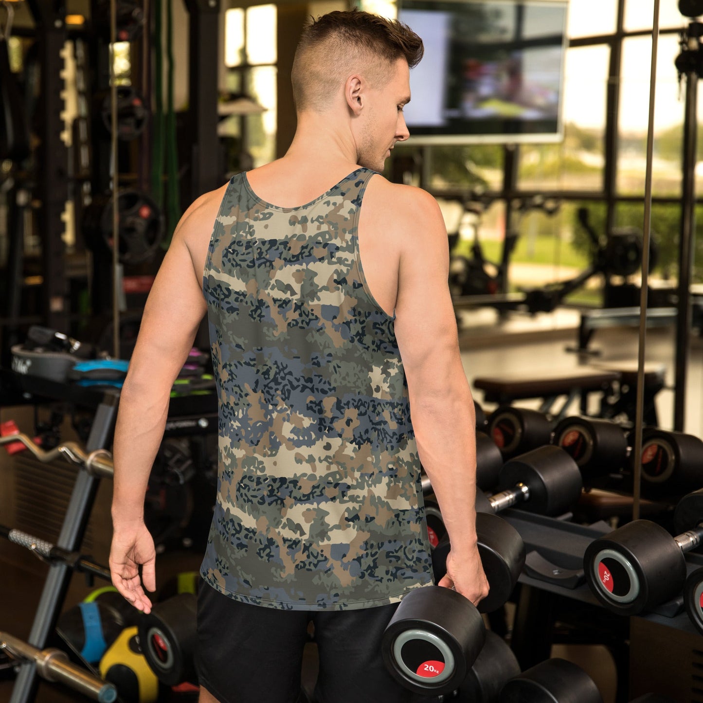 Austrian Tarnanzug CAMO Unisex Tank Top - Tops