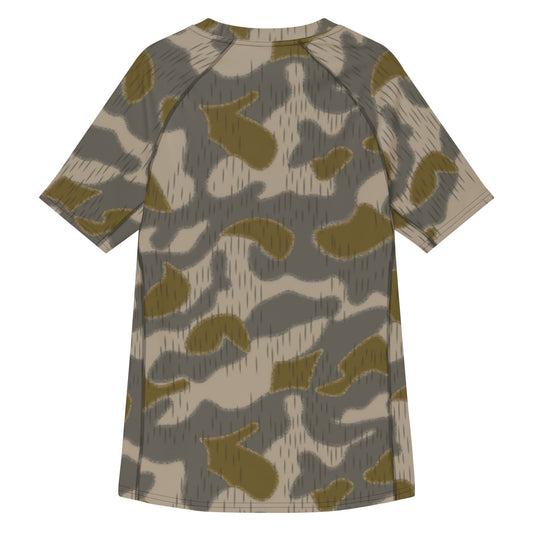 Austrian Zeltbahn Sumpfmuster Marsh CAMO Mens Short-Sleeve Rash Guard - Short-sleeve Guards