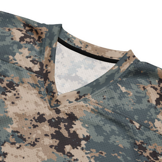 Azerbaijan M2024 CAMO Unisex American Football Jersey