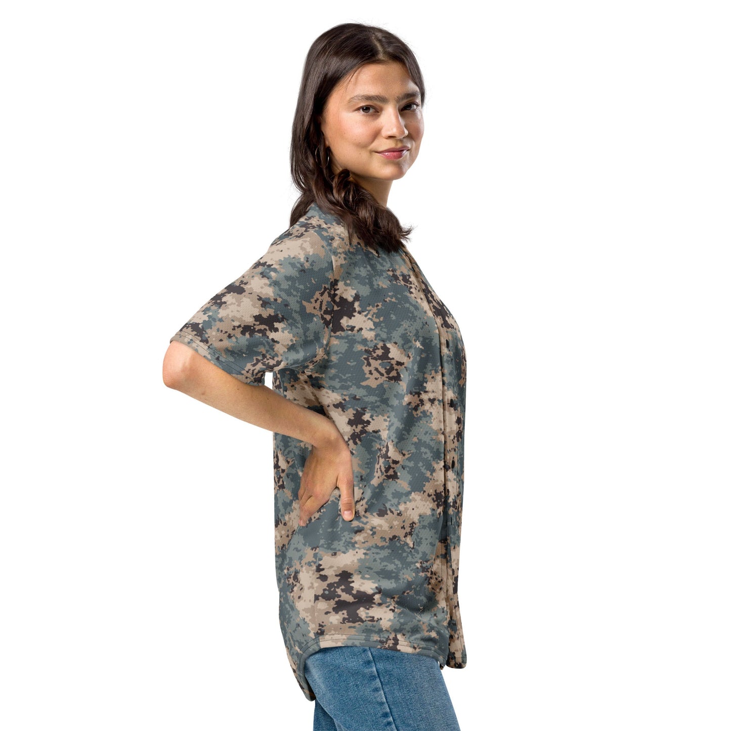 Azerbaijan M2024 CAMO Unisex Baseball Jersey