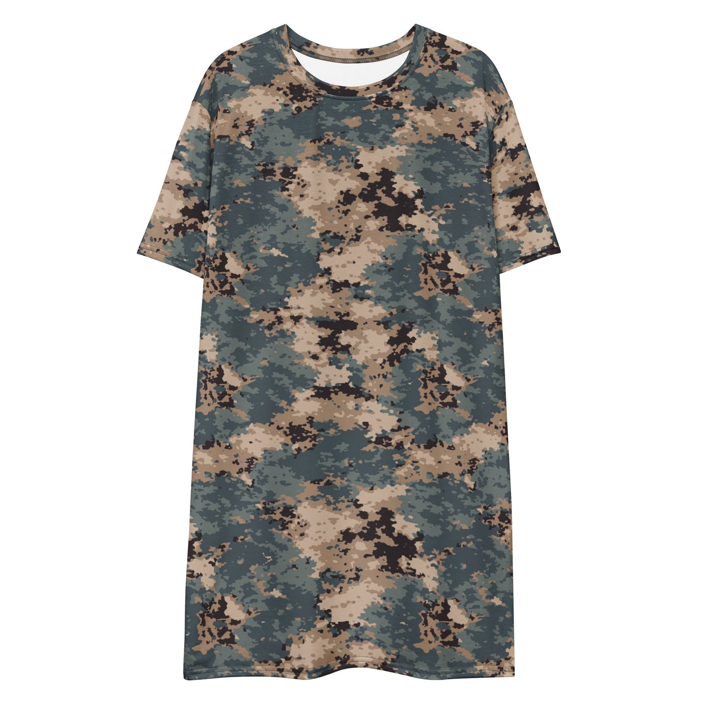 Azerbaijan M2024 CAMO Womens T-Shirt Dress