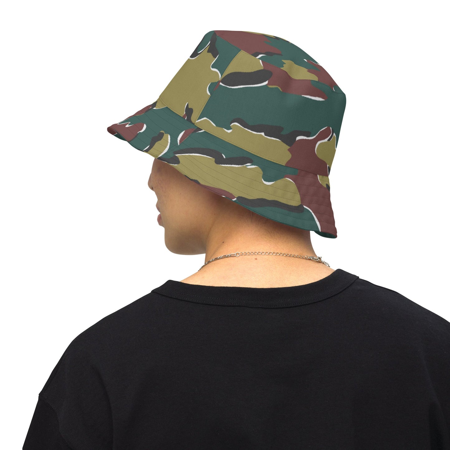 Belgian Jigsaw Autumn CAMO Reversible bucket hat - Bucket Hats