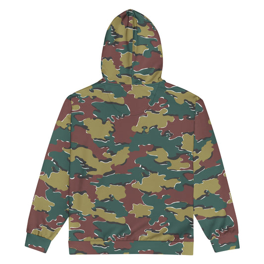 Belgian Jigsaw Autumn CAMO Unisex zip hoodie - Zip Hoodies