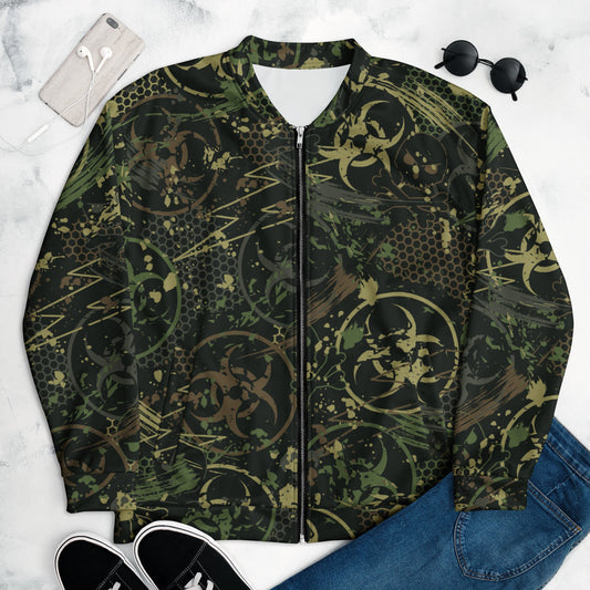 Biohazard Wasteland CAMO Unisex Bomber Jacket - Jackets