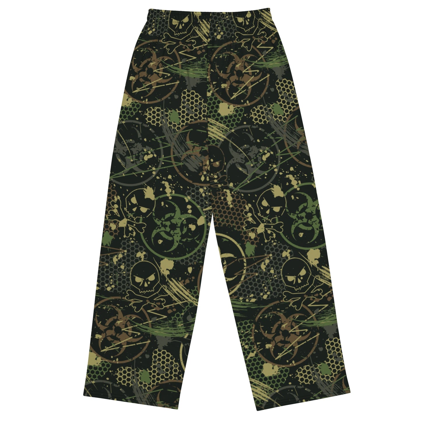 Biohazard Wasteland CAMO unisex wide-leg pants - Wide-leg Pants