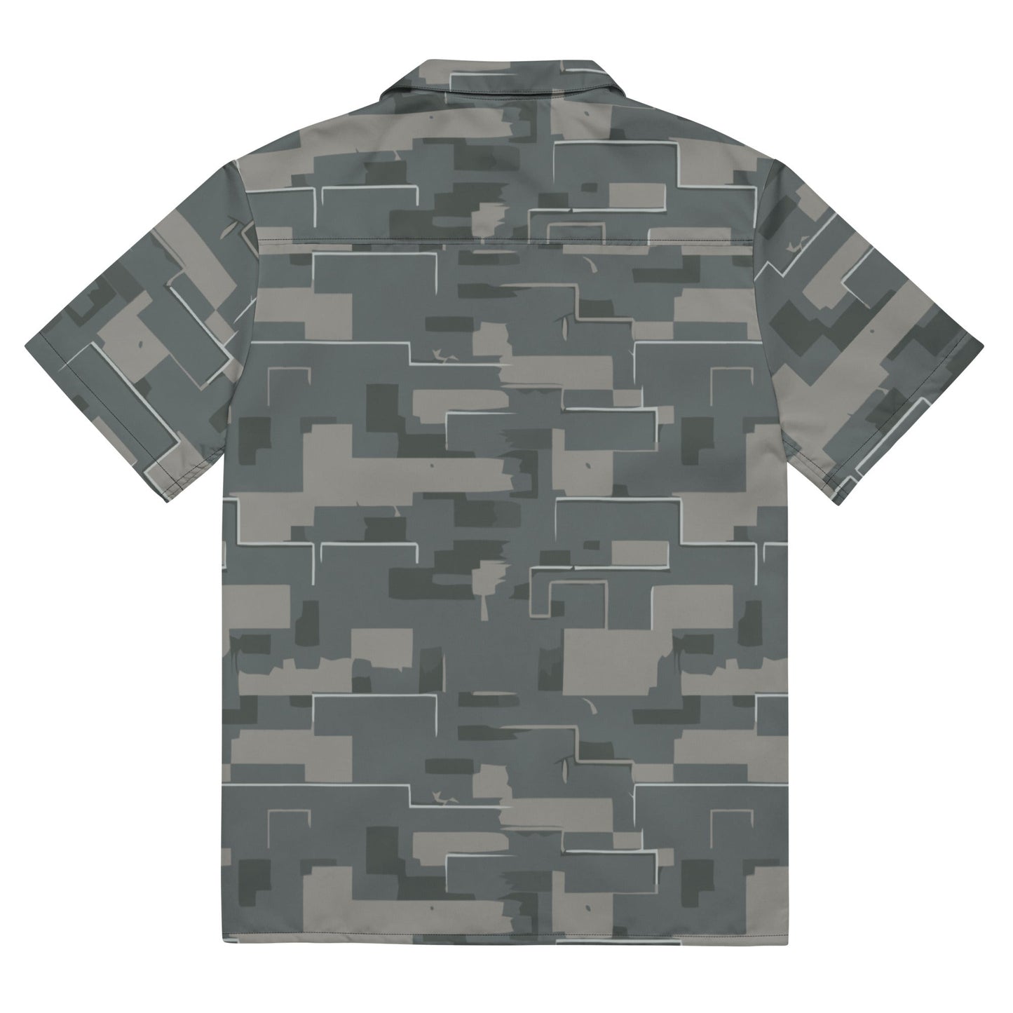 Black OPS Modern Warfare City Digital CAMO Unisex button shirt - Button Shirts