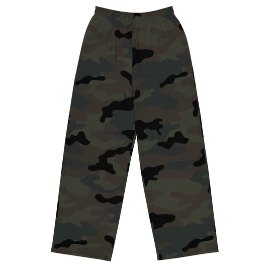 Black OPS Covert CAMO unisex wide-leg pants - 2XS