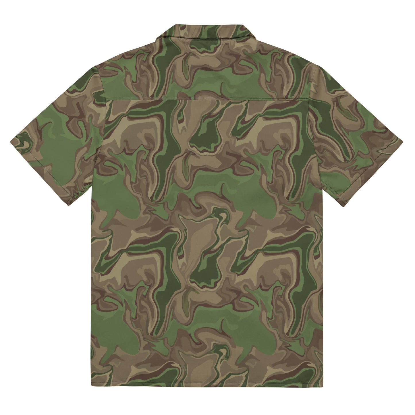 Black OPS Sludgeflow Morphic CAMO Unisex button shirt - Button Shirts