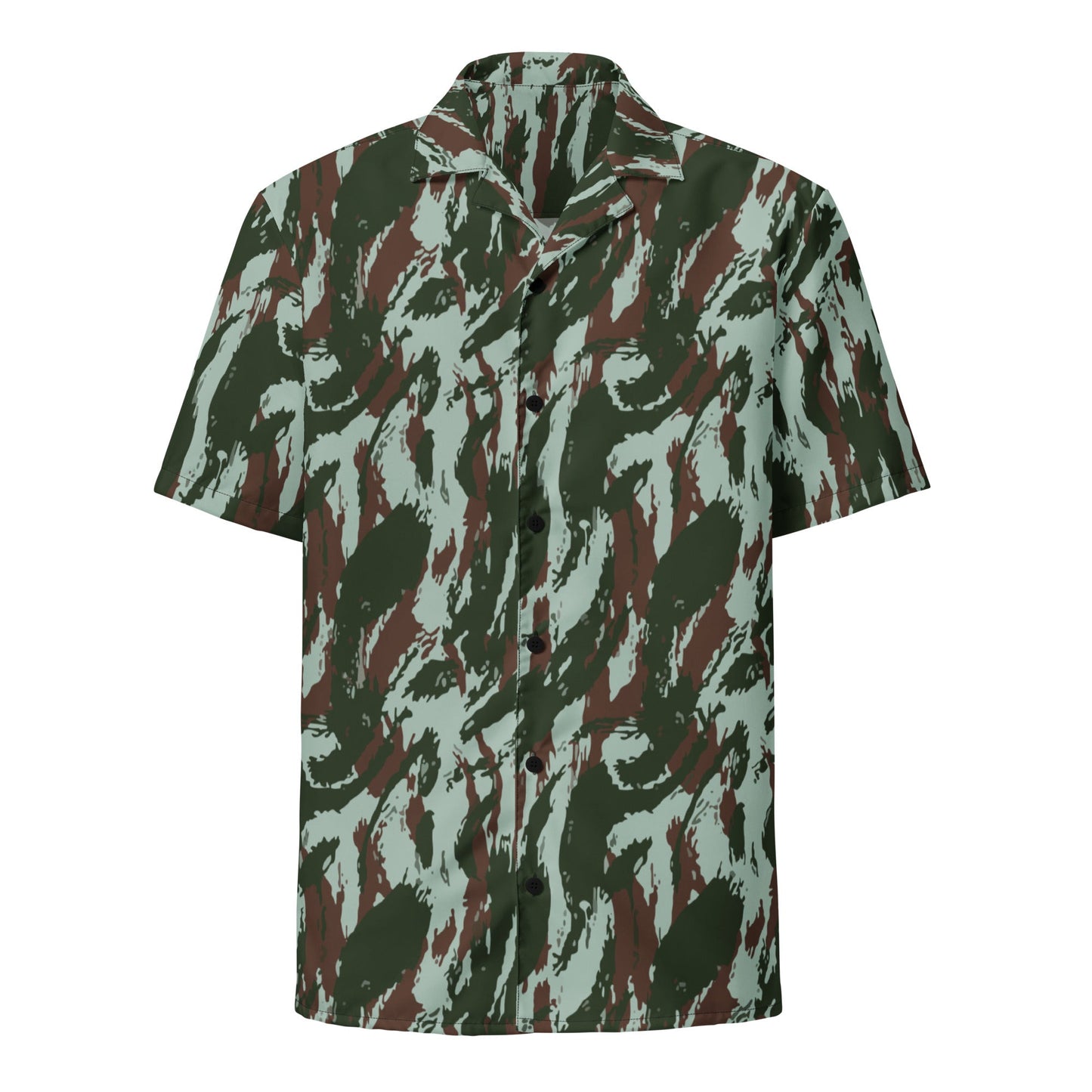 Brazilian Lizard Vertical CAMO Unisex button shirt - Button Shirts