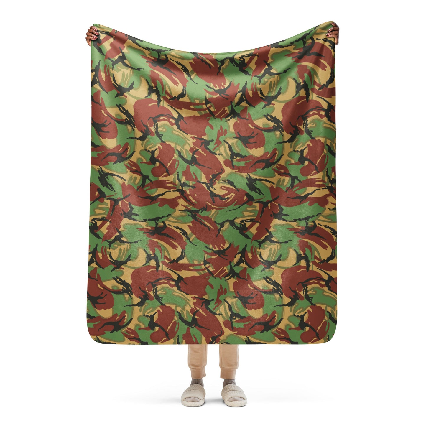 British DPM Tropical CAMO Sherpa blanket - 50″×60″ - Blankets