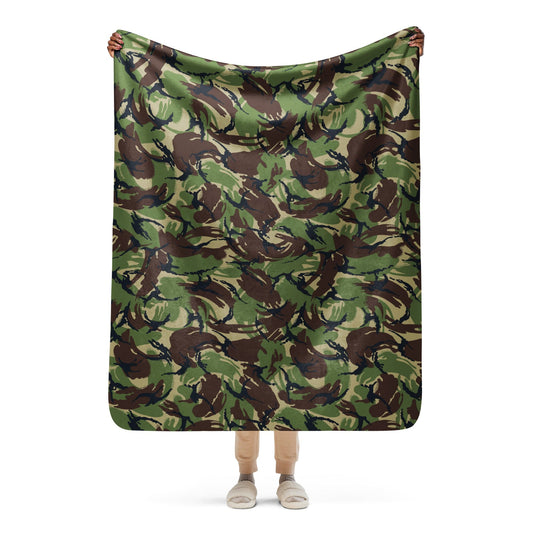 British DPM Woodland CAMO Sherpa blanket - 50″×60″ - Blankets