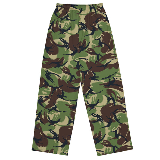 British DPM Woodland CAMO unisex wide leg pants Wide Pants