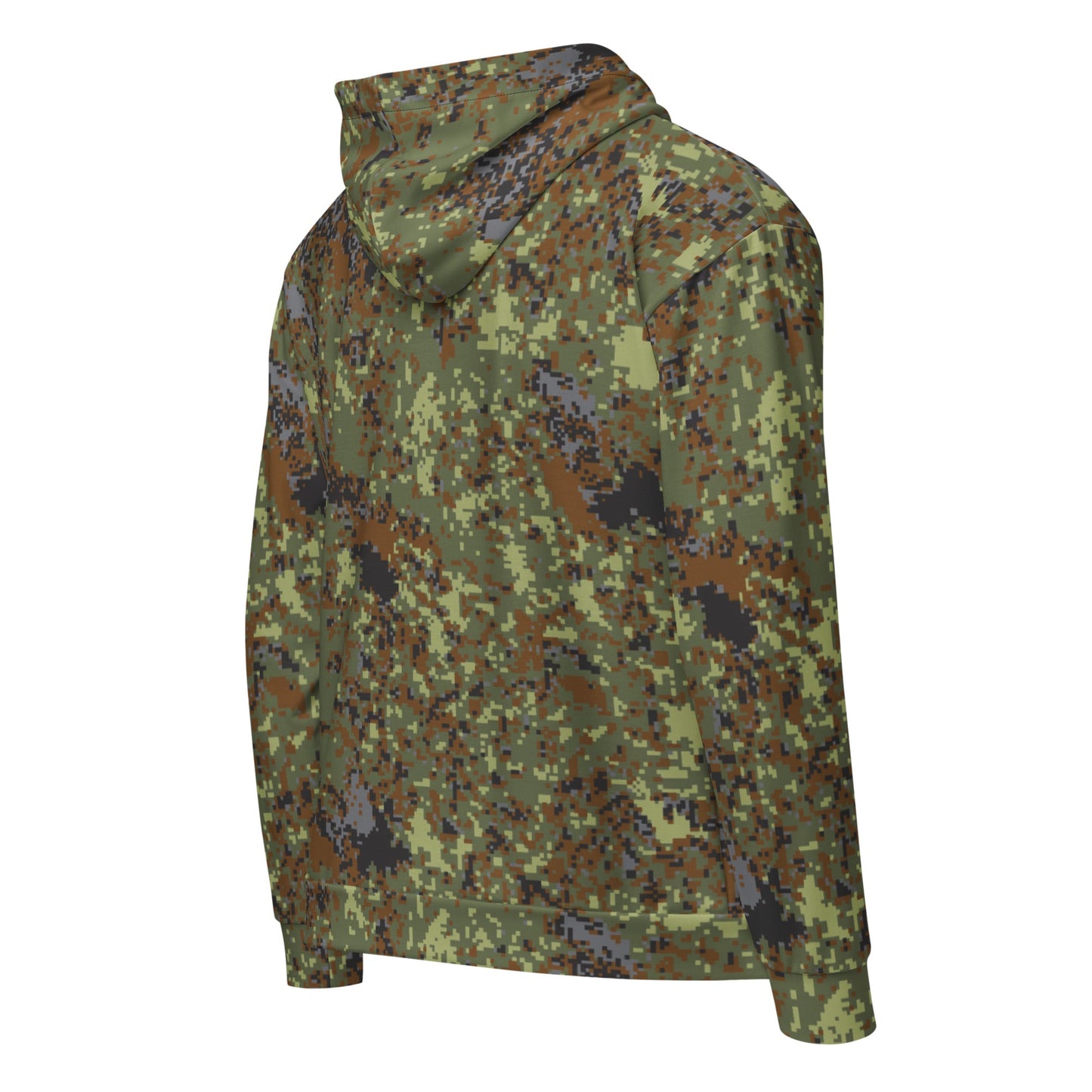 Bulgarian Digital Flecktarn CAMO Unisex zip hoodie - Zip Hoodies