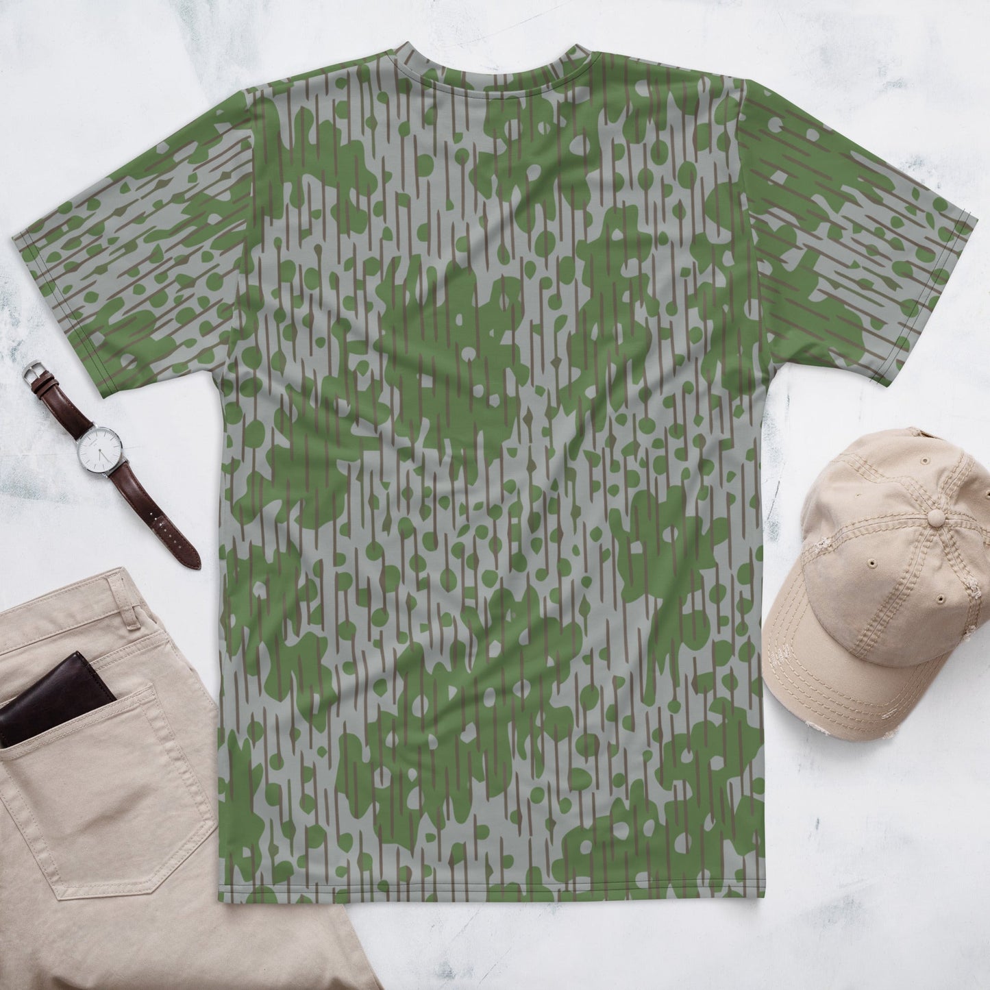 Bulgarian Frog Skin Zhabezhka Kozha CAMO Mens T shirt Shirts