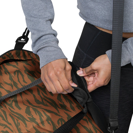 Burkina Faso Tiger Stripe Orange CAMO Duffle bag - Bags