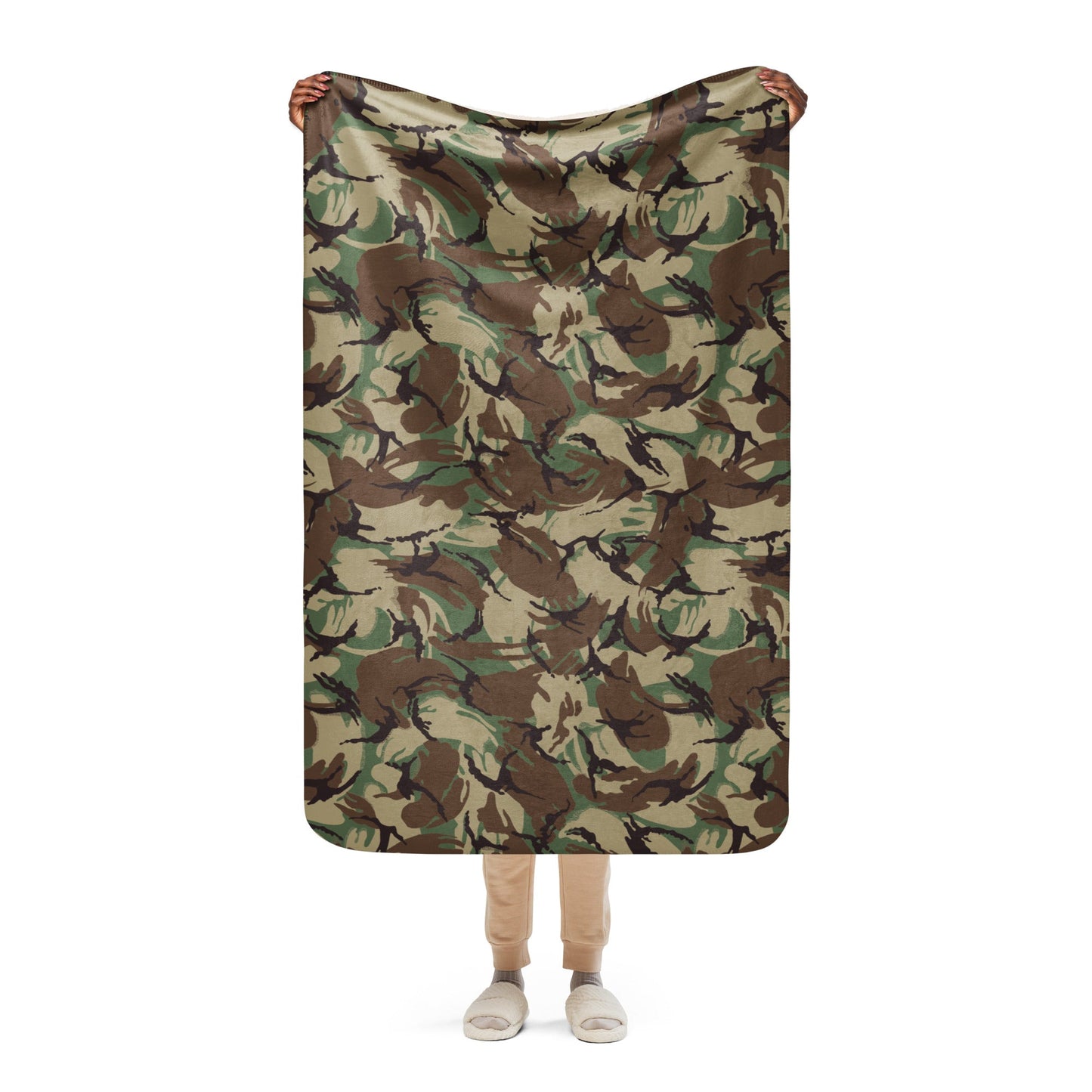 Canadian Airborne DPM CAMO Sherpa blanket - 37″×57″ - Blankets