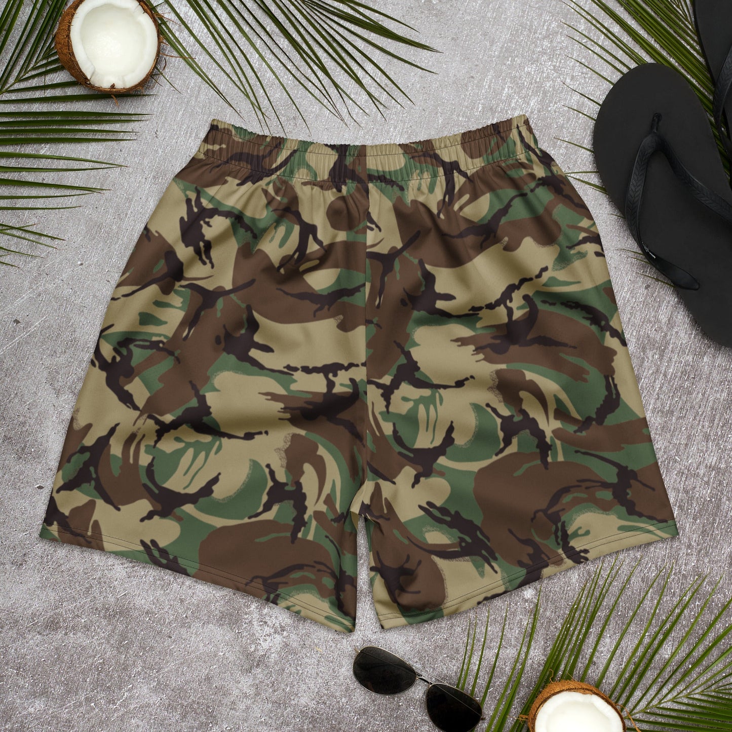Canadian Airborne DPM CAMO Unisex Athletic Long Shorts
