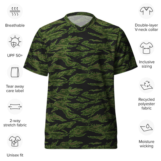 Canadian Tiger Stripe CAMO unisex sports jersey Sports Jerseys