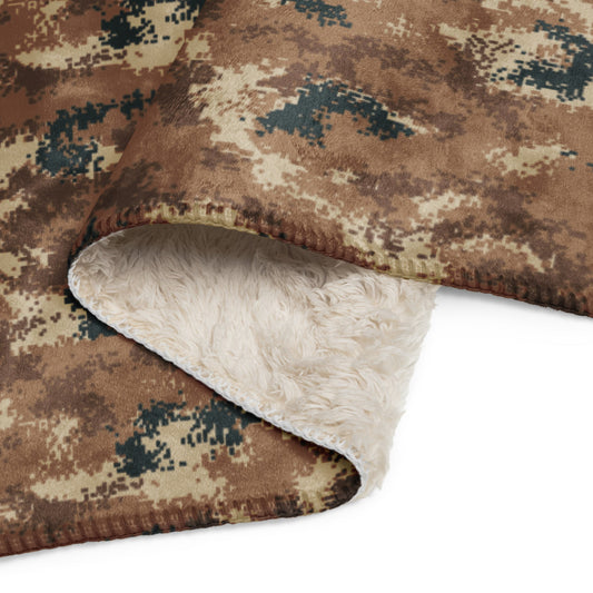 Chinese Digital Type 07 Arid CAMO Sherpa blanket - Blankets