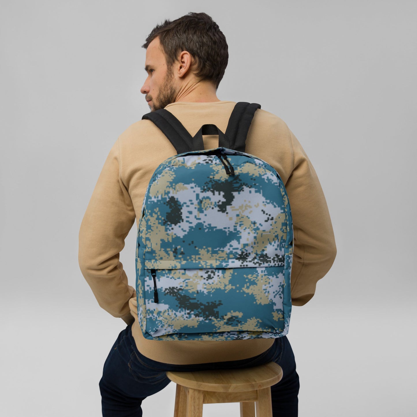 Chinese Digital Type 07 Ocean CAMO Backpack - Backpacks