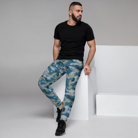 Chinese Digital Type 07 Ocean CAMO Mens Joggers
