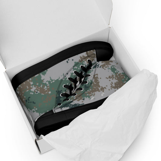 Chinese Digital Type 07 Universal CAMO Mens high top canvas shoes - High Top Canvas Shoes