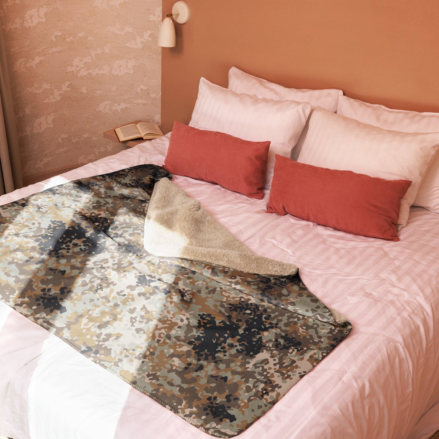 Chinese Flecktarn Tibet-tarn Plateau Highland CAMO Sherpa blanket - Blankets