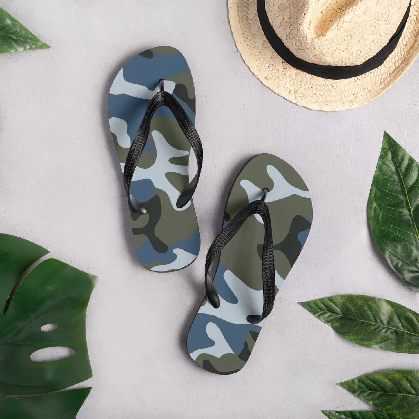 Chinese Type 87 Ocean CAMO Flip-Flops
