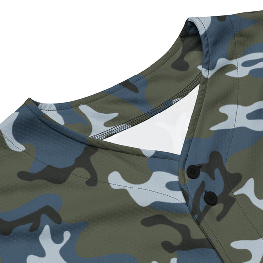 Chinese Type 87 Ocean CAMO Unisex Baseball Jersey