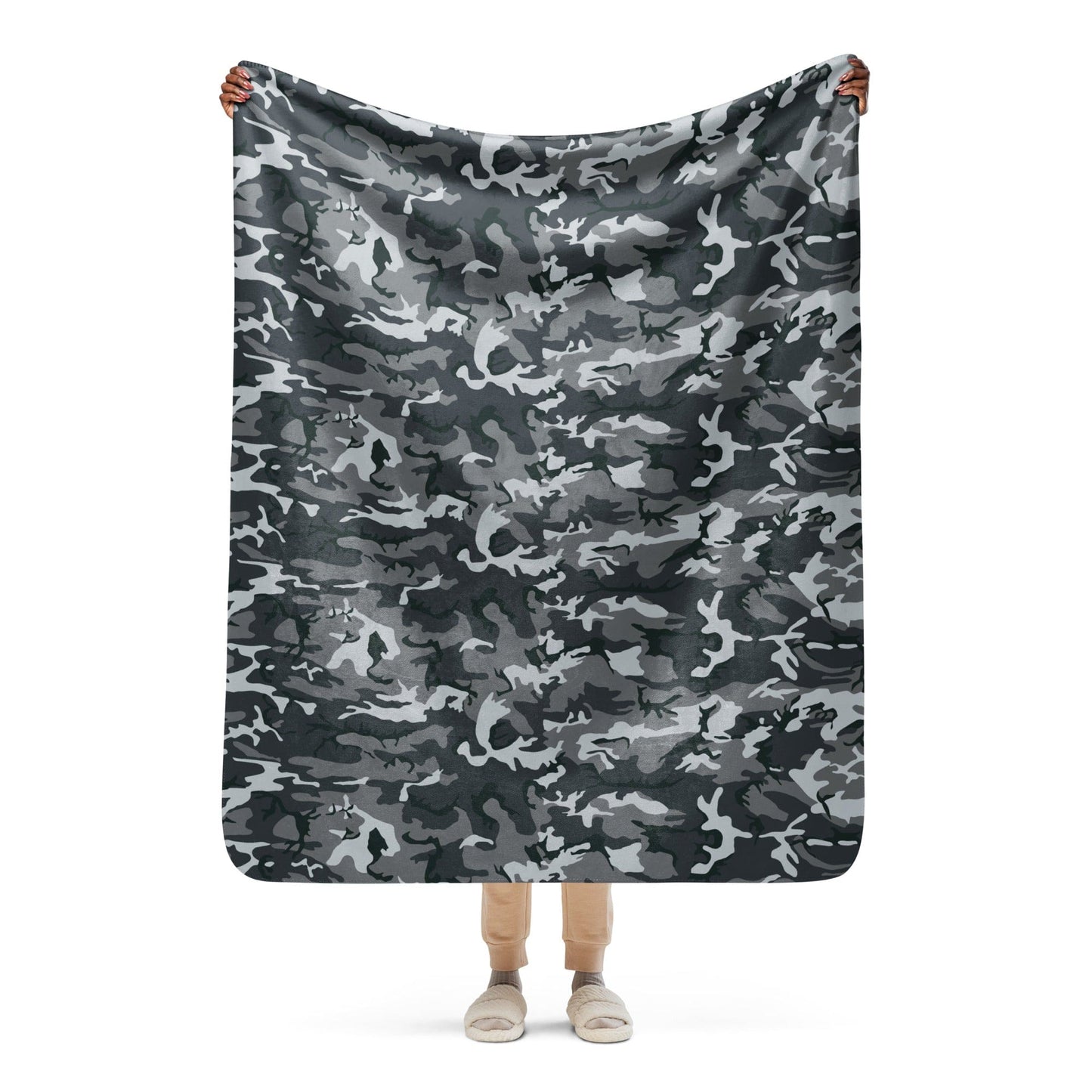 Chinese Type 99 Airborne Urban CAMO Sherpa blanket - 50″×60″ - Blankets