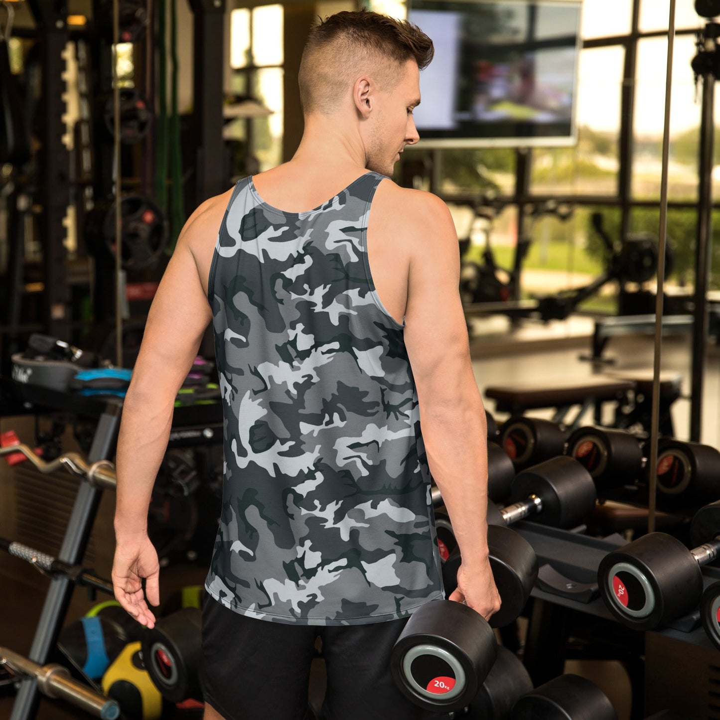 Chinese Type 99 Airborne Urban CAMO Unisex Tank Top - Tops