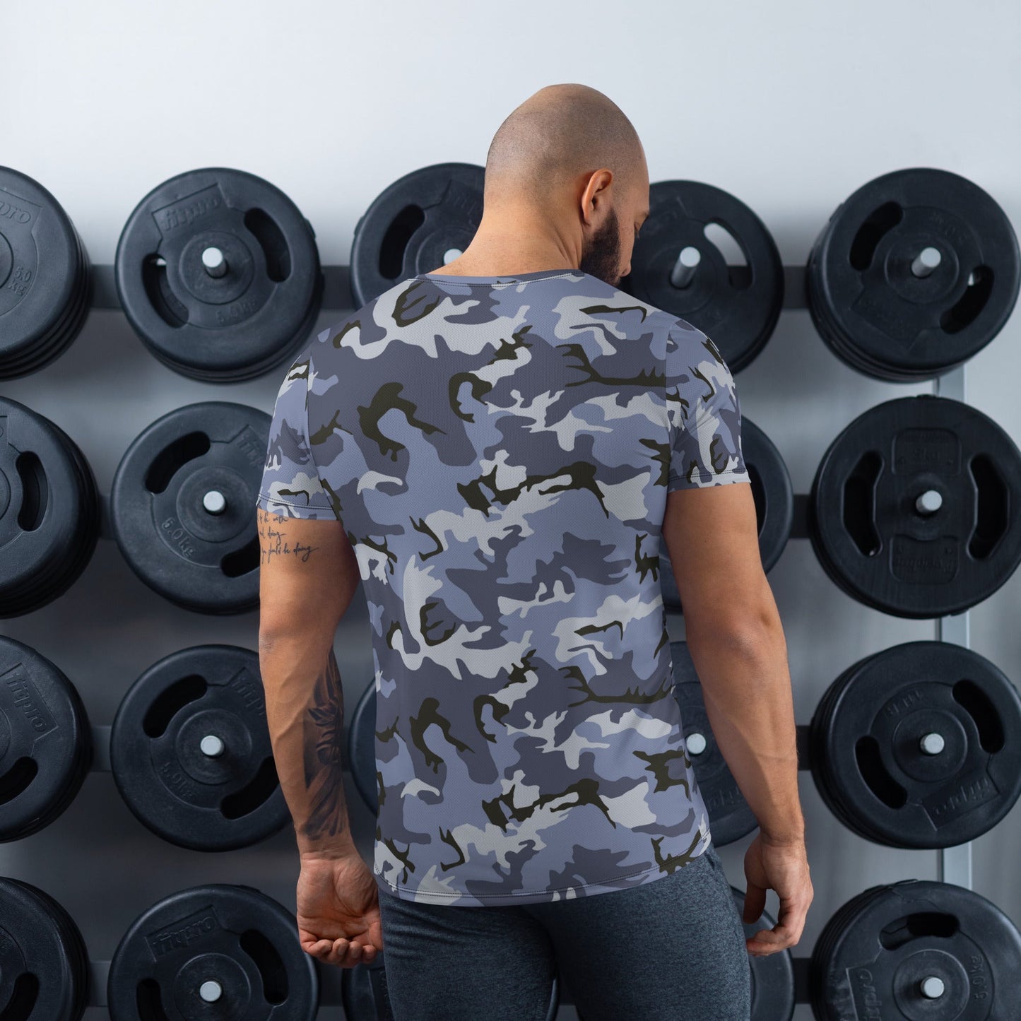 Chinese Type 99 Marine CAMO Mens athletic t-shirt - Athletic T-Shirts