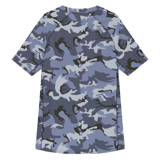 Chinese Type 99 Marine CAMO Mens Short-Sleeve Rash Guard - Short-sleeve Guards