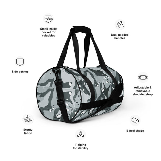 Chocolate Chip Arctic CAMO gym bag - Gym Bags