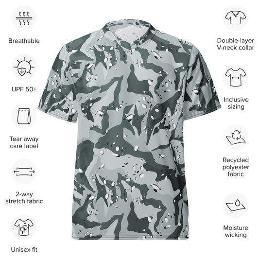 Chocolate Chip Arctic CAMO unisex sports jersey - Sports Jerseys