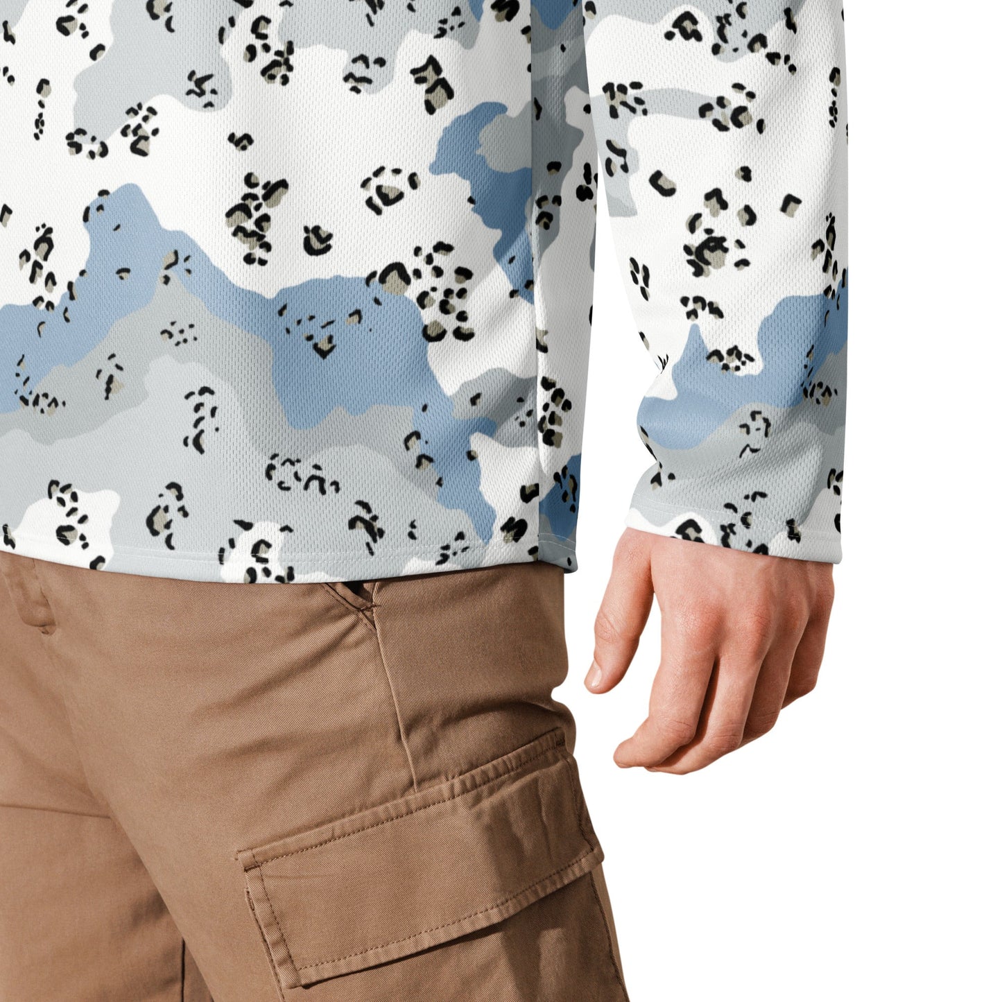 Chocolate Chip Polar Ice CAMO hockey fan jersey - Hockey Jerseys