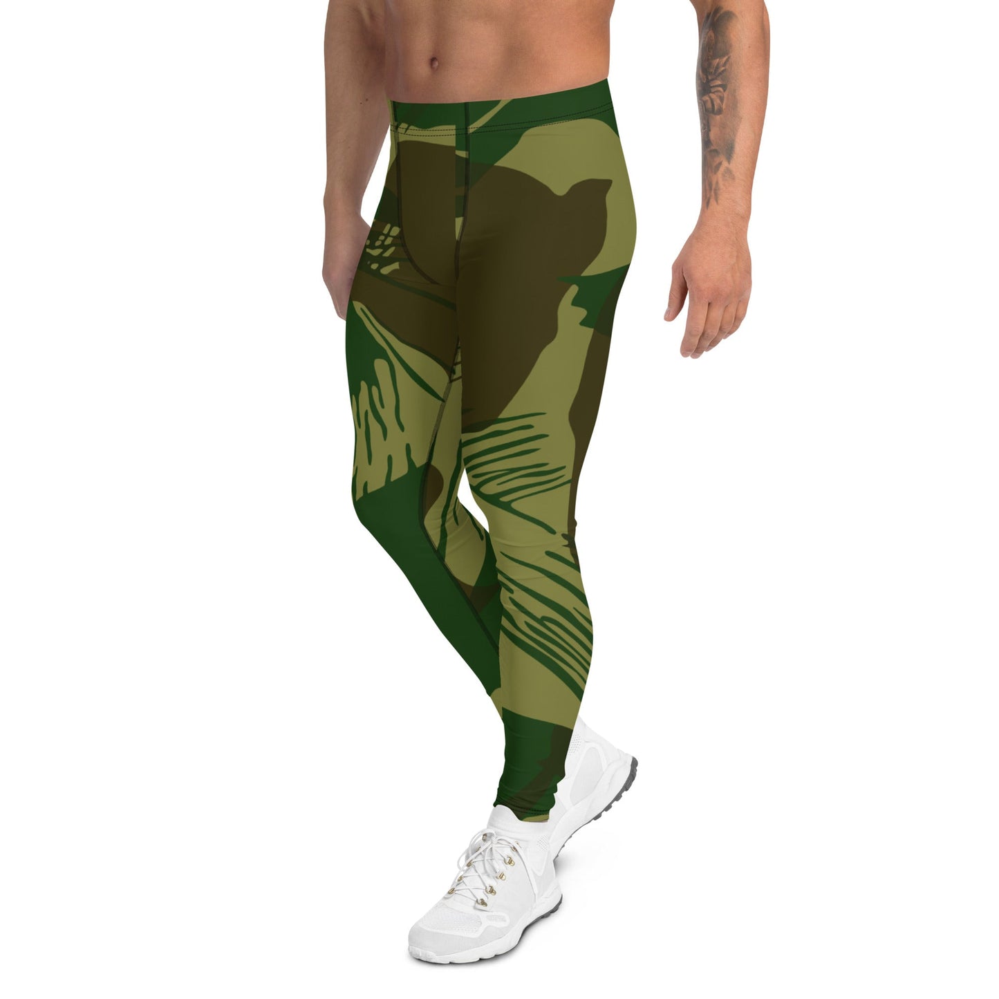 Congo Brushstroke CAMO Mens Leggings