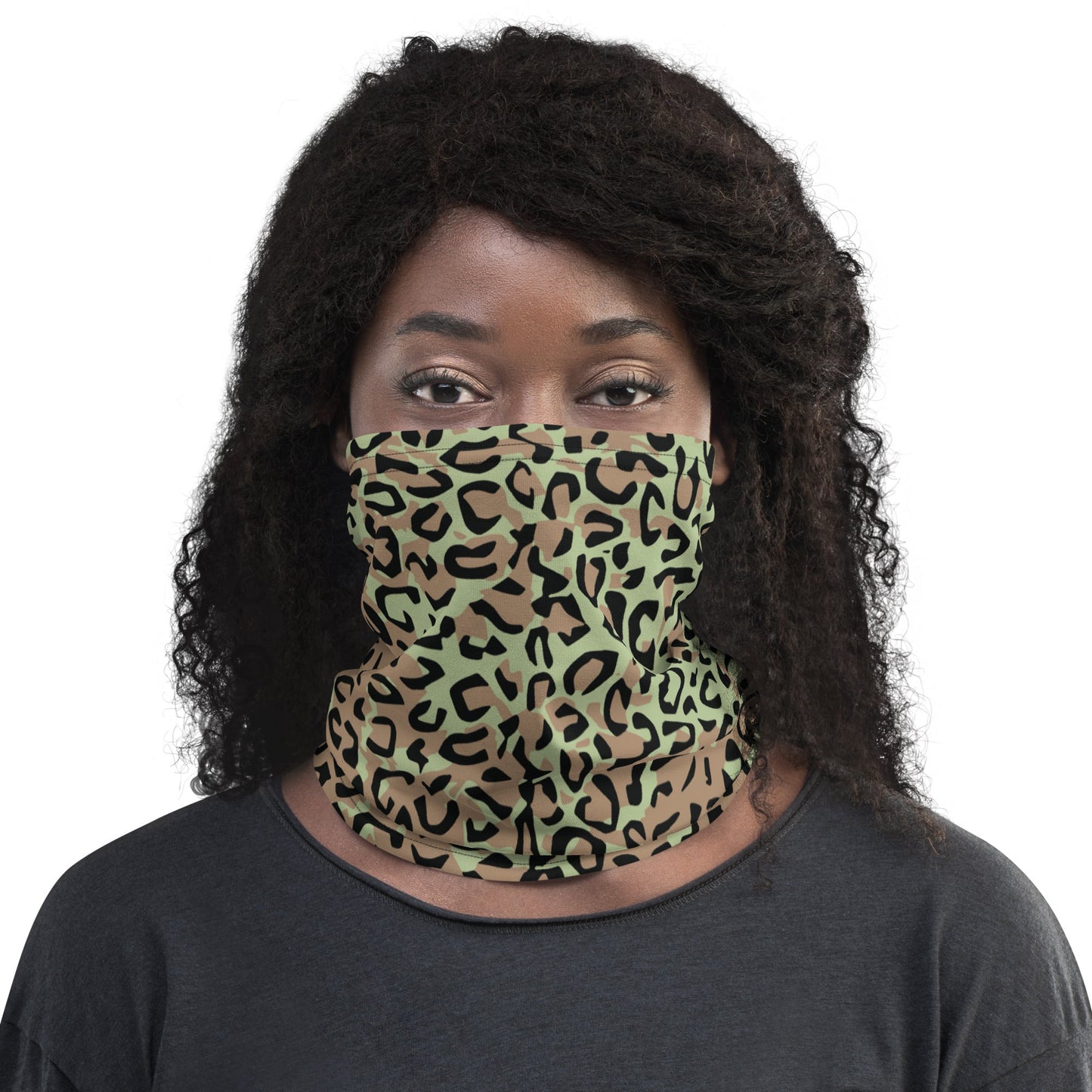Congo (Zaire) Leopard Spot CAMO Neck Gaiter - Gaiters