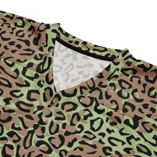 Congo (Zaire) Leopard Spot CAMO Unisex American Football Jersey