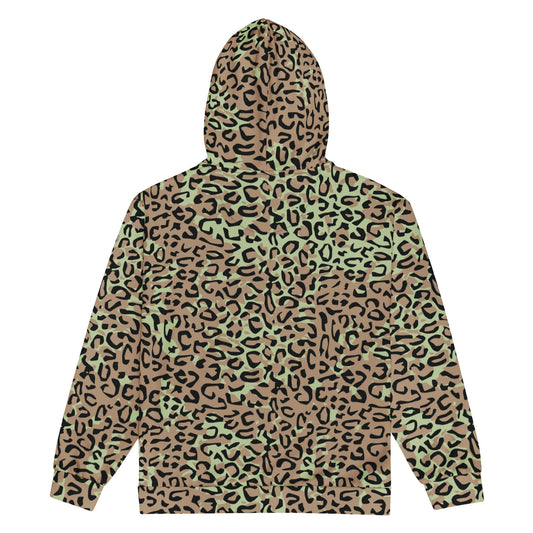 Congo (Zaire) Leopard Spot CAMO Unisex zip hoodie - Zip Hoodies