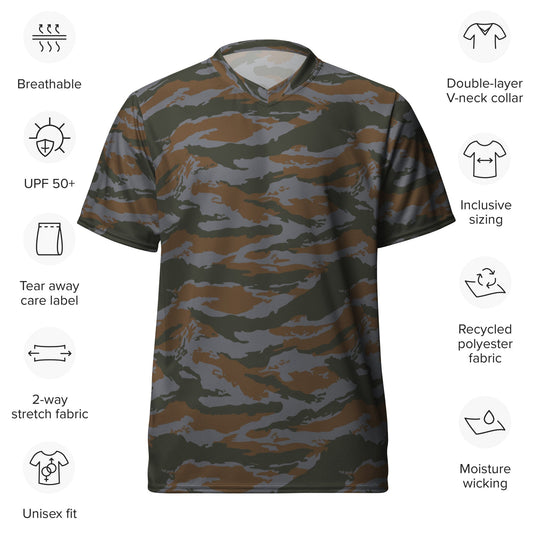 Cuban Lizard CAMO unisex sports jersey - Sports Jerseys