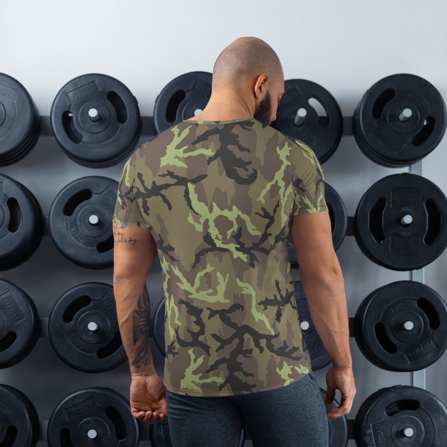 Czech Leaf VZ95 CAMO Mens Athletic T shirt Shirts