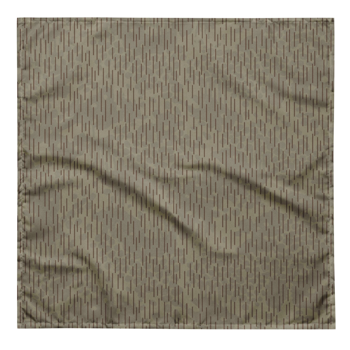 Czech Needles and Clouds Rainstripe Brown CAMO bandana - L - Bandanas