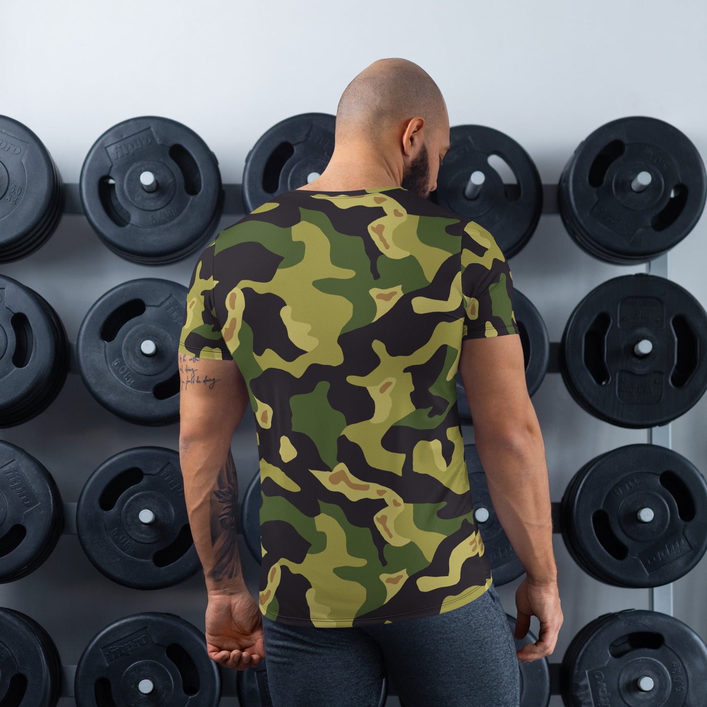 Czech Salamander VZ60 CAMO Mens Athletic T-shirt - T-Shirts