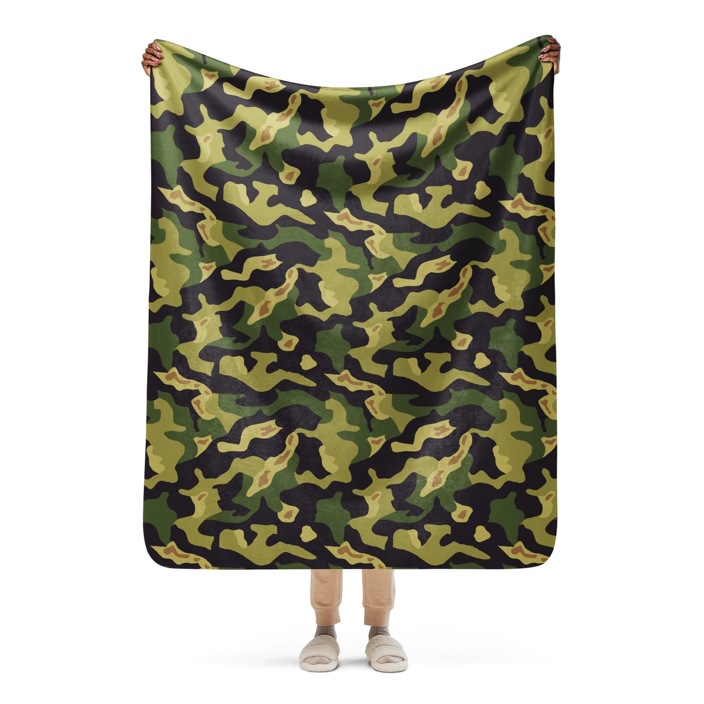 Czech Salamander VZ60 CAMO Sherpa blanket - 50″×60″ - Blankets