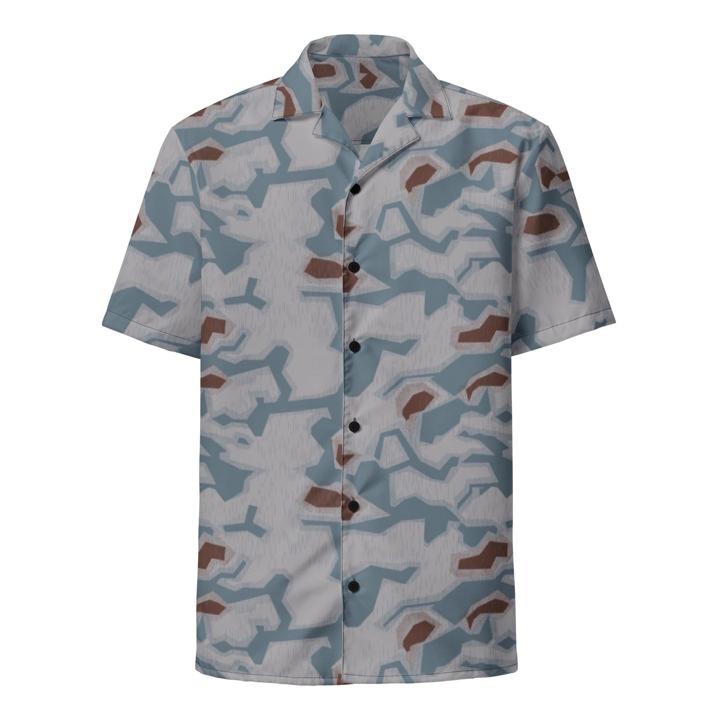 Czech Sumpfmuster Bahnak CAMO Unisex Short-Sleeve Button Shirt